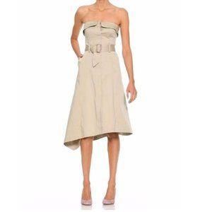 Strapless Asymmetrical Dress